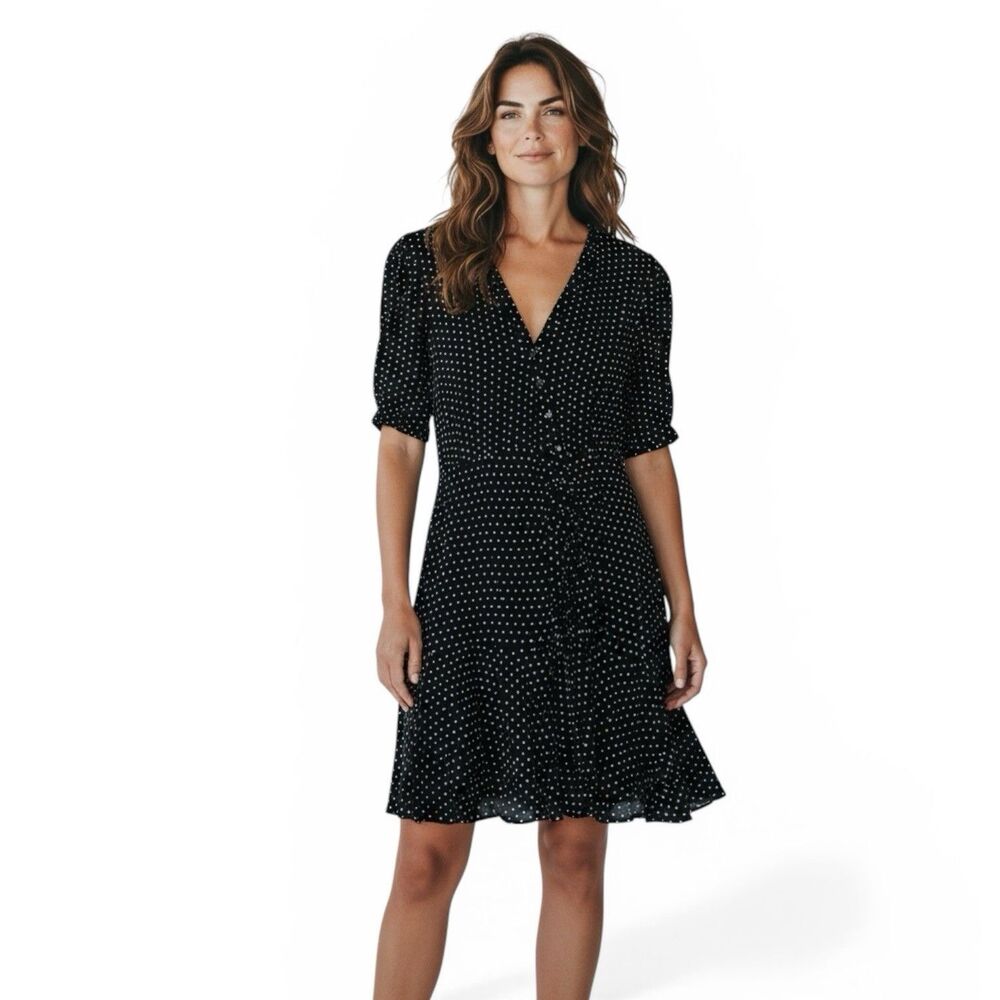 NWT Free People Pippa Ruched Asymmetrical Mini Dress‎ Size XS Midnight Combo
